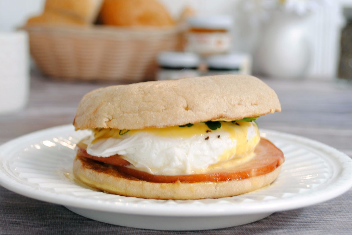 Eggs Benedict Sandwich