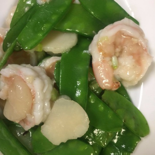 Shrimp with Snow Peas